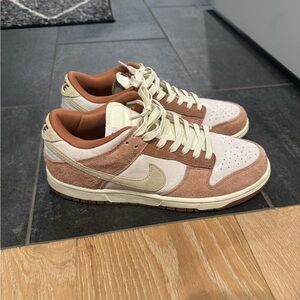 Nike Men's Brown and Cream Sneakers